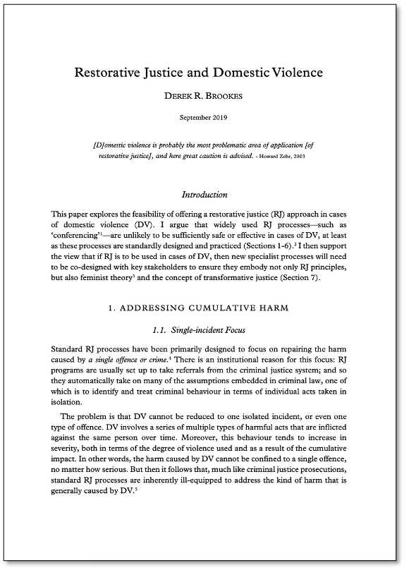 Image of literature review document cover.