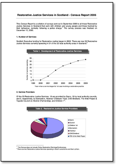 Image of RJ in Scotland census report cover.
